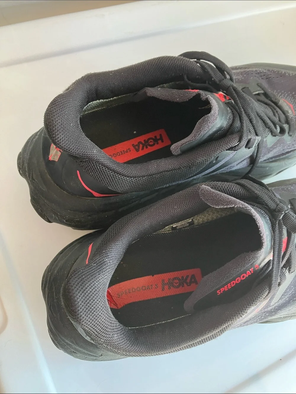 HOKA Speedgoat 5 Gore-Tex Trail Running Shoes Vibram Megagrip track women’s 10